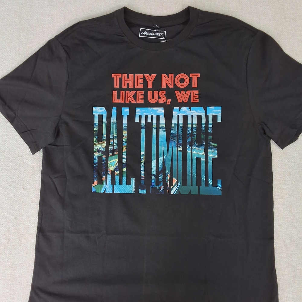 Mister Tee Mens Black Baltimore Shirt XL